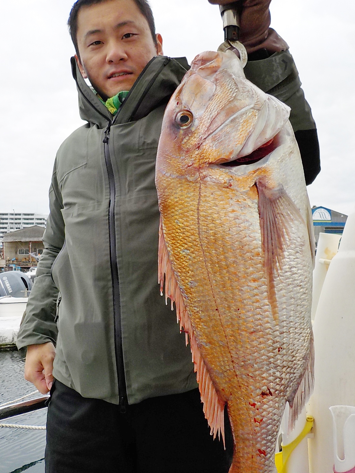 鯛ラバ ジギング 真鯛は自己記録更新 サツキ